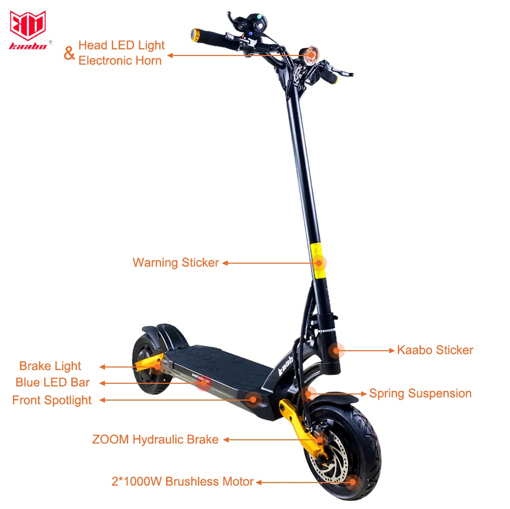 Рисунок 5 - Оригинальный скутер Kaabo Mantis 10