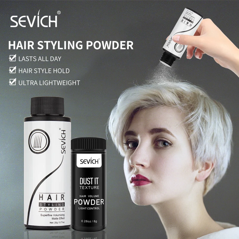 Sevich 8G/20G Soffici Capelli In Polvere Volumizzante Polvere Opacizzante Assorbire Grasso Fibra Lacca Per Capelli Cura Dei Capelli Prodotto Per Lo St