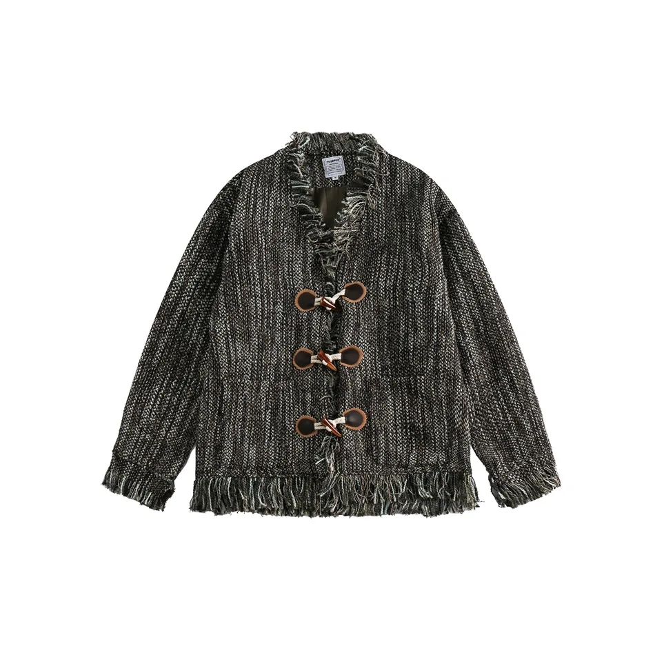 Y2KWind Coat For Men Women, Retro Loose, Neutral Twist, Wool Edge, Small Fragrance, Niche Clothing, Autumn And Winter, 2024