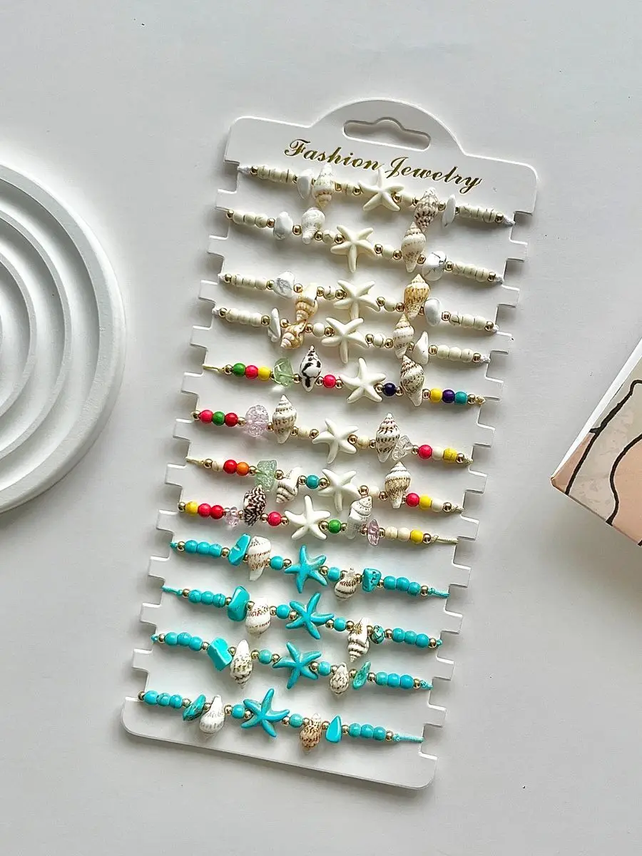 The Malibu Reef Adjustable Shell Bracelets S6502270dd0534502853c2730df0b7d40G