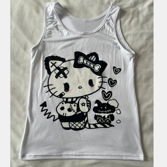 cute white tank top