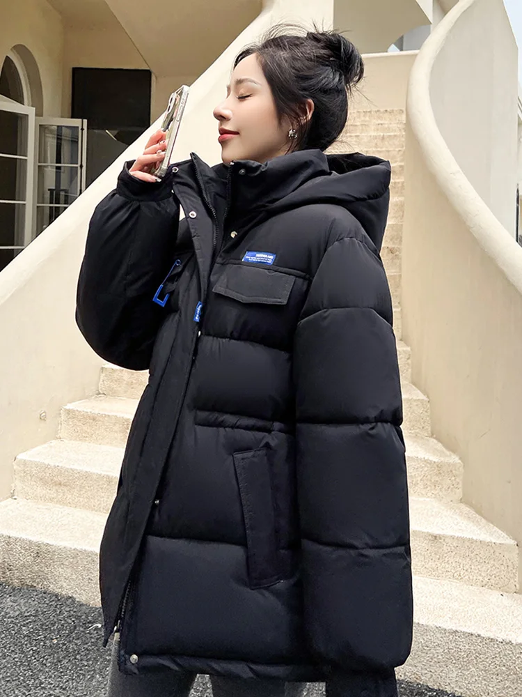 2022 New Winter Women Oversized Parkas Jackets Casual Thick Warm