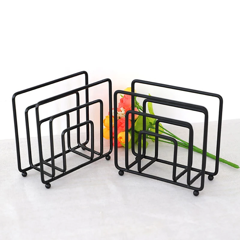 Napkin Holder for Table Modern Metal Black for Kitchen Dining