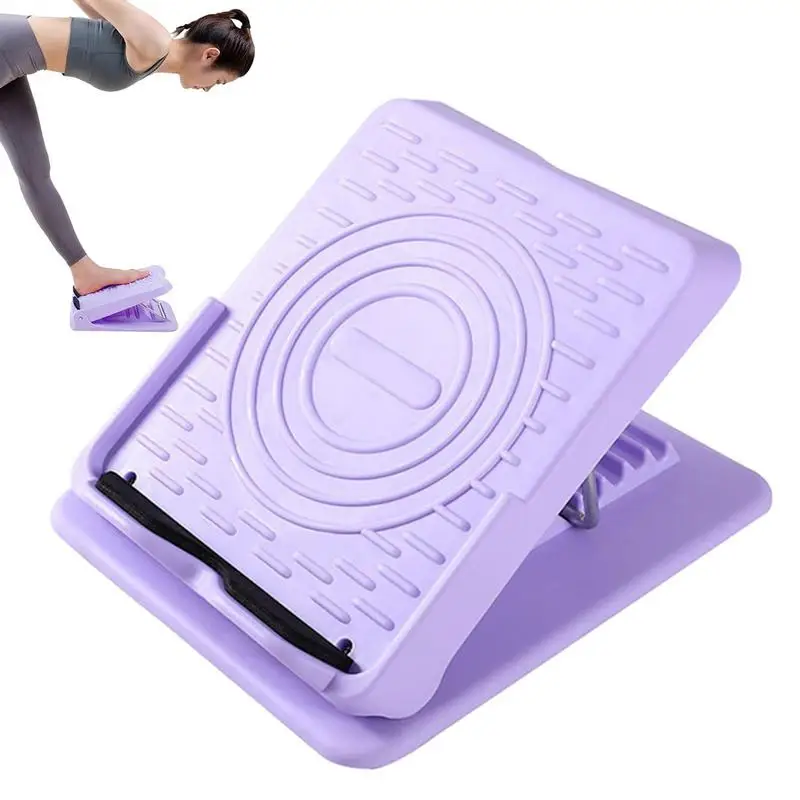 

Складная доска для растяжки икр, Регулируемая планка для растяжки икры, 5 уровней, портативные мужские физические ноги