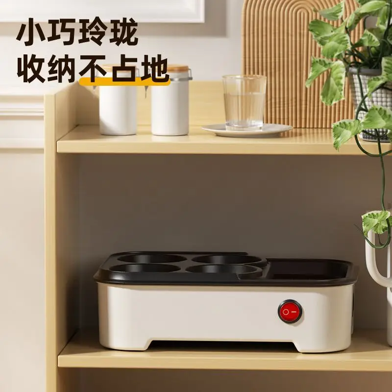 Household plug-in small breakfast frying pan non-stick egg hamburger maker multi-function electric frying pan 5