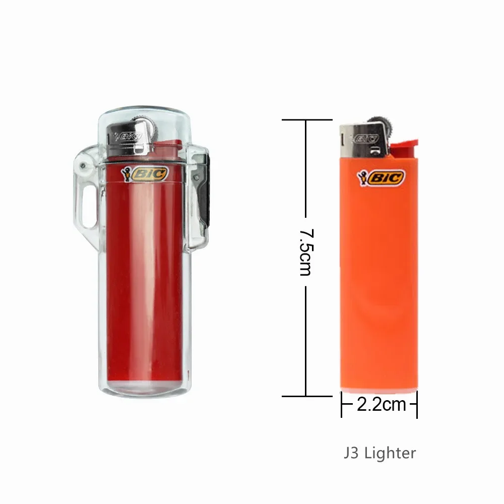 男性用防水プラスチックケース,灯油ライター,bic j3ライター