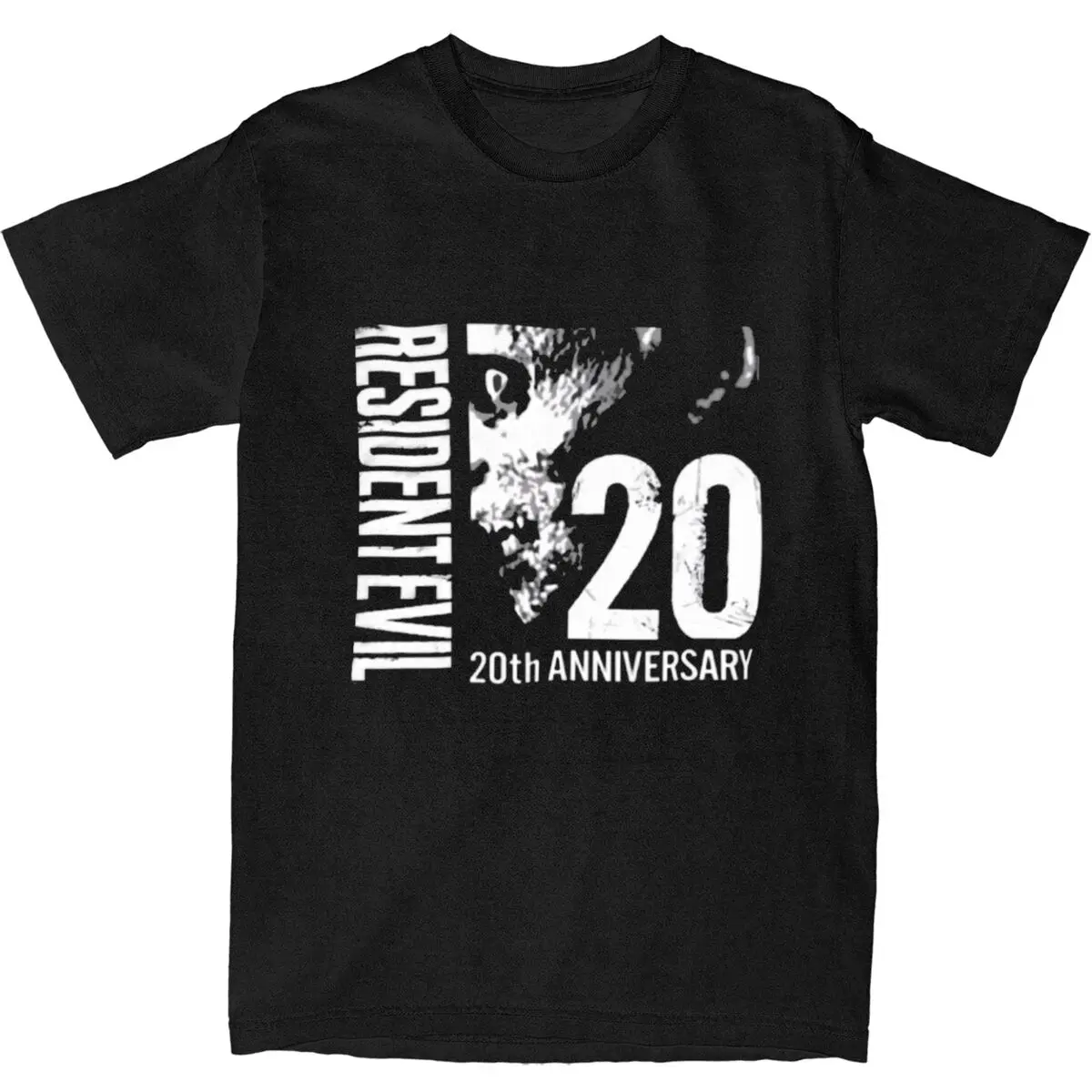 

Resident Evils T-Shirt 20th Anniversary With Anniversary Harajuku T-Shirts Casual Tshirt Summer Cotton O-Neck Oversize Clothes