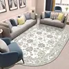 Oval Persian Carpet Living Room Sofa Area Decoration Retro Rugs 200x300 Coffee Tables Non-slip Washable Floor Mats Customizable 3