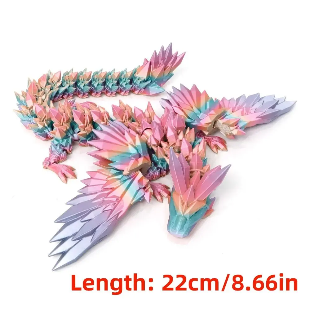 3D Dragon Realistic Dragon Statue Rotatable Articulated For Landscaping Decoration Printed Figures Animals Kid Gifts ornament crafts miniature figurines resin ornaments miniature ornament 3d printed toy resin crafts dragon statue dragon ornament