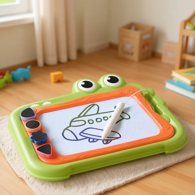 Children Cartoon Drawing Board Baby Puzzle Magnetic Writing Board Toy Graffiti Magnetic Drawing Board Montessori Toy For Kids