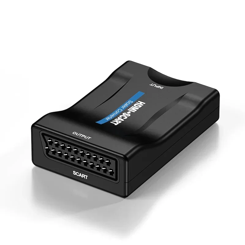 Audio Video Converter Adapter HDMI to AV Adapter 1080P HDMI to SCART Video Audio Converter Adapter for HDTV Sky Box STB DVD