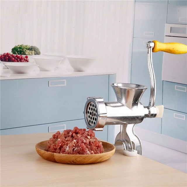 Stainless Steel Manual Meat Grinder Mincer Sausage Pasta Filler