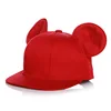 New Custom Logo Parent Child Cute Big Ears Baseball Cap Hip Hop Adjustable Snapback Hat Outdoor Children Flat Brim Trucker Caps 5
