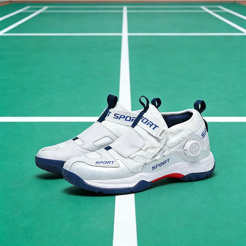 Men Women Professional Badminton Shoes Sneakers Tennis Golf Volleyball Shoes Breathable Non-slip Sport