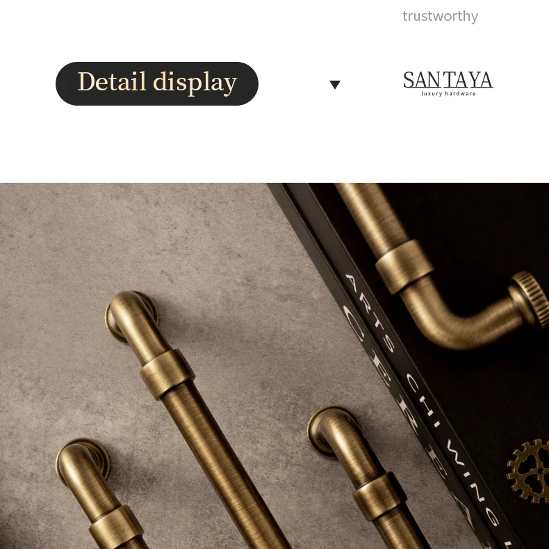 brass handle for wardrobe drawer cabinet