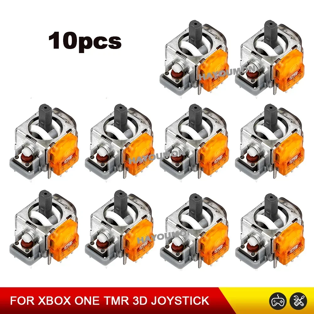 2/10PCS 3D 아날로그 센서 TMR 효과 조이스틱 모듈 게임용 아날로그 센서 컨트롤러 PS5/PS4/Xbox/Switch Pro 용 엄지 스틱