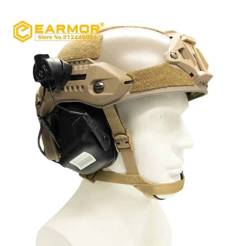 OPSMEN EARMOR HeadSet M-LOK & MTEK PULX Rails Adapter Attachment Kit Tactical Headphone M-LOK MTEK PULX Adapter tactical headset m lok screw replacement set