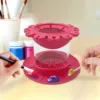 Paint Brush Cleaner Rinse Cup Fine Art Studio Classroom Brushes Holder & Silicone Cleaning Tool For Acrylic Watercolor 선반정리대 4