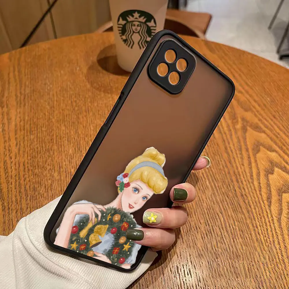 thumbnail image 1 of Funda mate para OPPO A97 A96 A95 A94 A93 A92 A92S A78 A74 A73 A72 A57 A55 A54 A53 4G 5G funda d-princesa Disney maquillaje de Navidad, 1 of 5