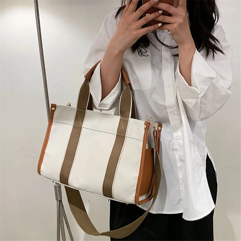 Lady Beautiful Stylish Nylon Shoulder Bag Work Bag High Quality Handbag For  Women Fashionable Tote Bag Big Capacity Shopping Bag - AliExpress