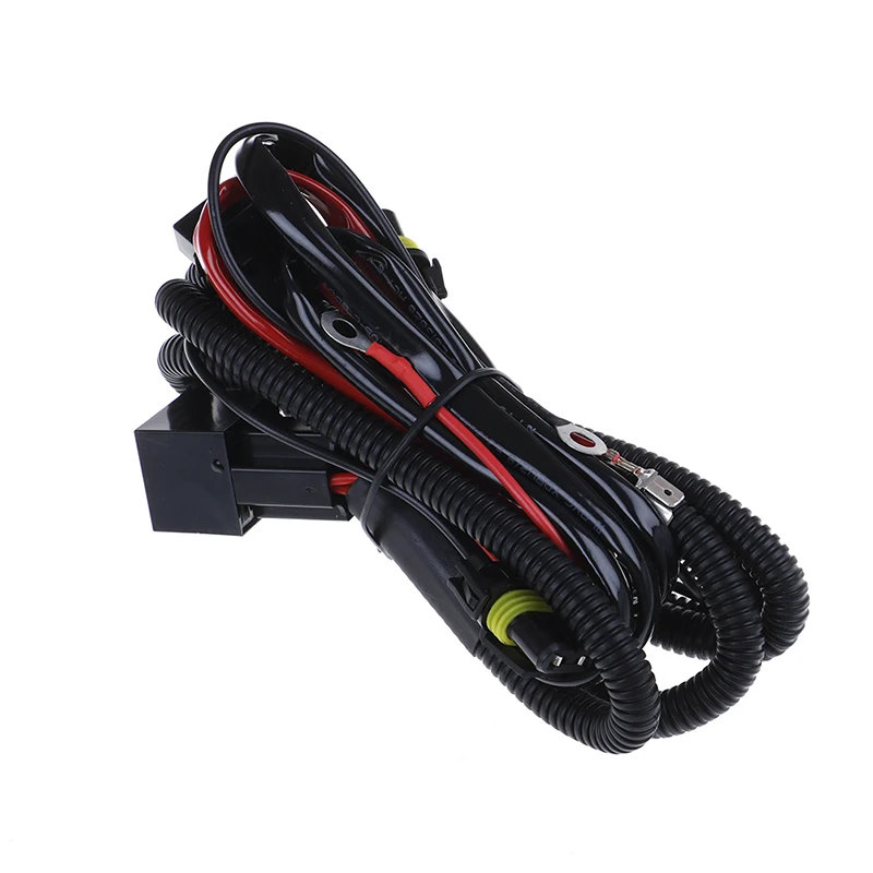 1Pcconversion Kit H4 Hi/Lo Hid Lampada Relè Cablaggio Relè Cablaggio Per Auto Hid Bi-Xenon Lampadine Per Fari
