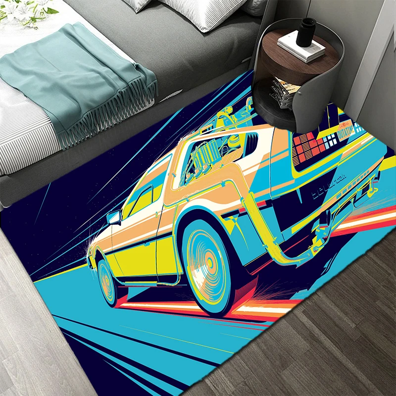 Cartoon Car Carpet Color Car Carpet Soggiorno Tavolino Tappeto Studente Camera Da Letto Tappeto Decorativo Stile Bohémien