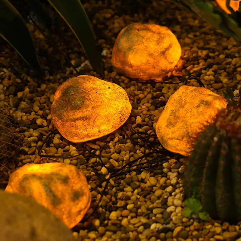 

Solar outdoor lamp simulation stone lamp string home park courtyard balcony decoration waterproof atmosphere lamp