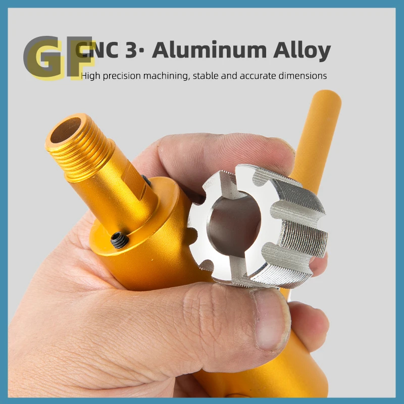 프레임 알루미늄 합금 수리 도구 키트 스레드 하단 홀더 태핑 고강도 강철 도구 1.37x24T