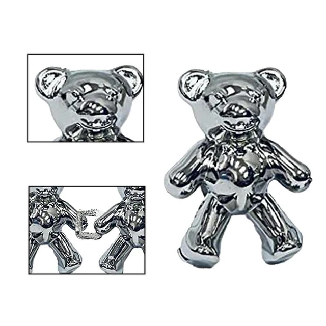 Cute Bear No-sew Waist Button, Boutons Jean Pins pour Jeans Loose Waist  Button, Boucle de taille en métal réglable pour Pantalon