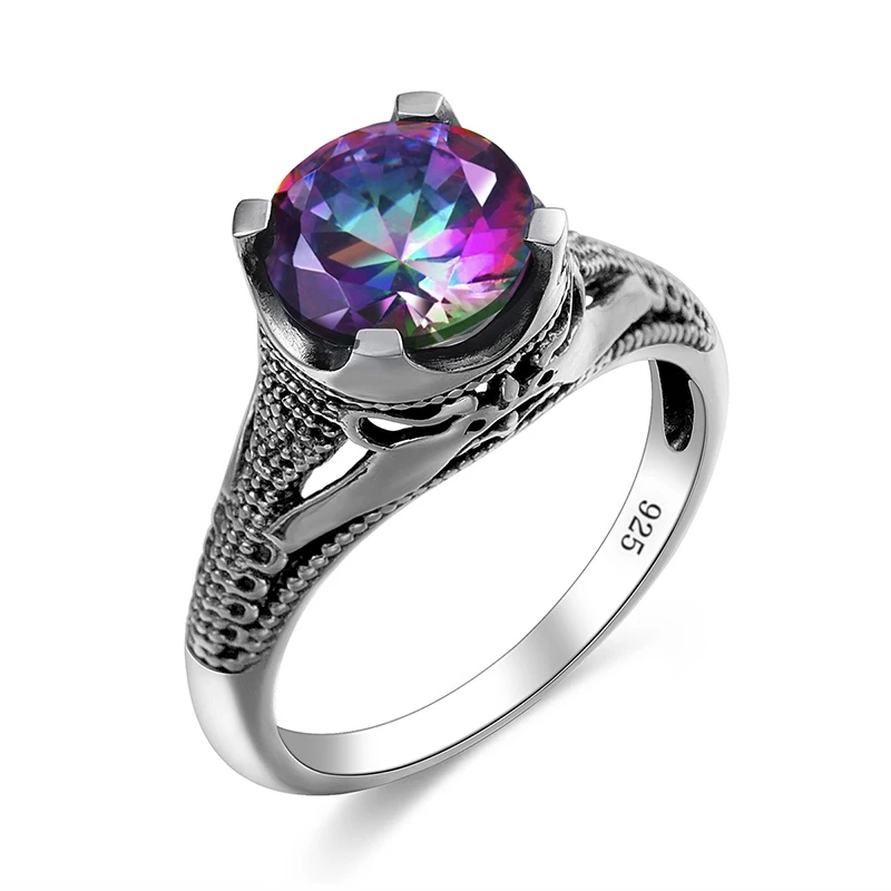 Rianbow Topaz Ring
