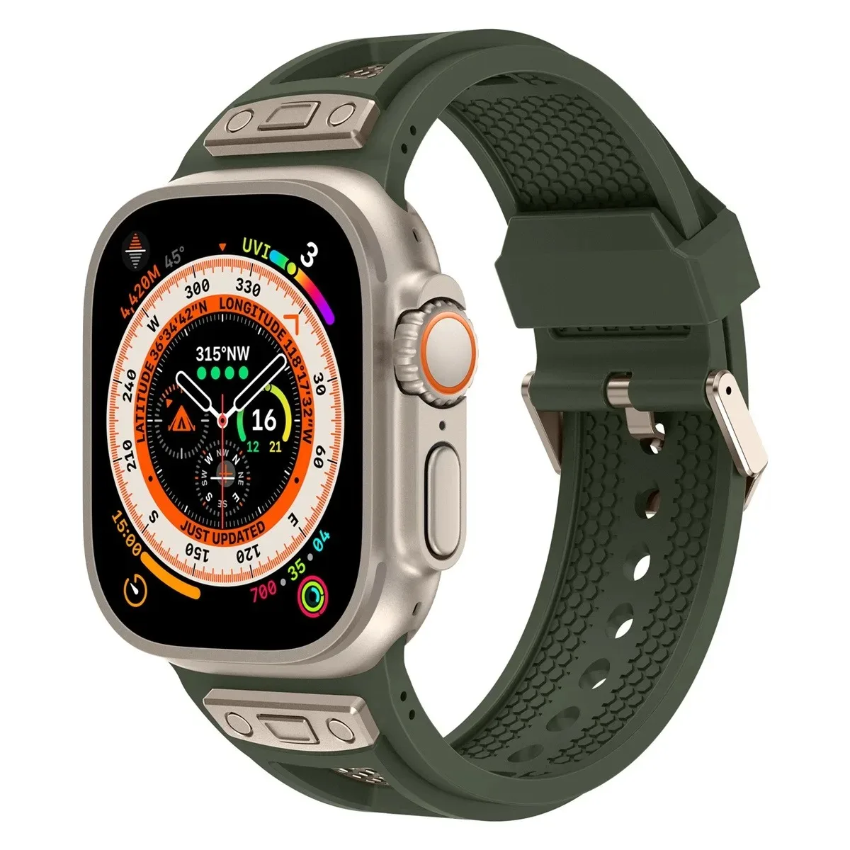 Uhrenarmband für iWatch 42/44/45/49 mm, modisches Metallarmband für die Uhrenserie Ultra2 Se 9/8/7/6/5/4/3/2/1_voghion.com