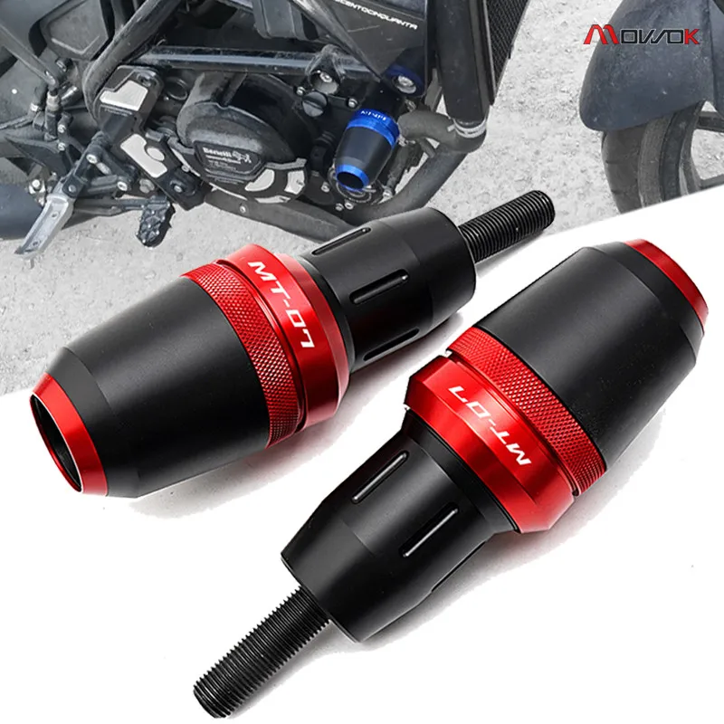 Glissières De Cadre CNC Moto Bleu – Protection Chute Pour Yamaha MT-09 / Tracer 2021-2023 MT09 SP