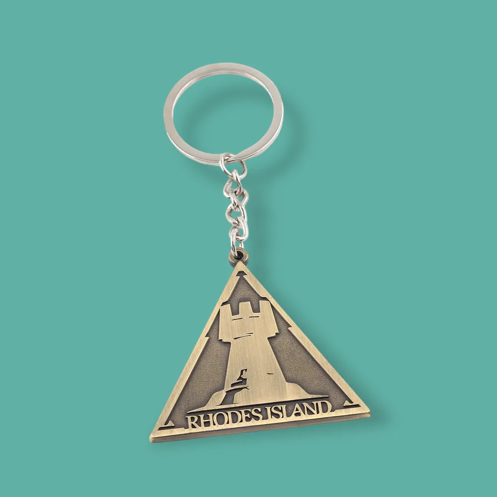 Tower Defense Strategy Game Key Ring Arknights Rhodes Island Logo Keychain Gamer Lover Gift Collect Souvenirs – Detail 3