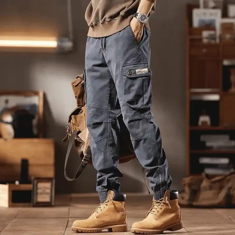 JAYSCE Men's Fashion Work Pants Outdoor Wear-resistant