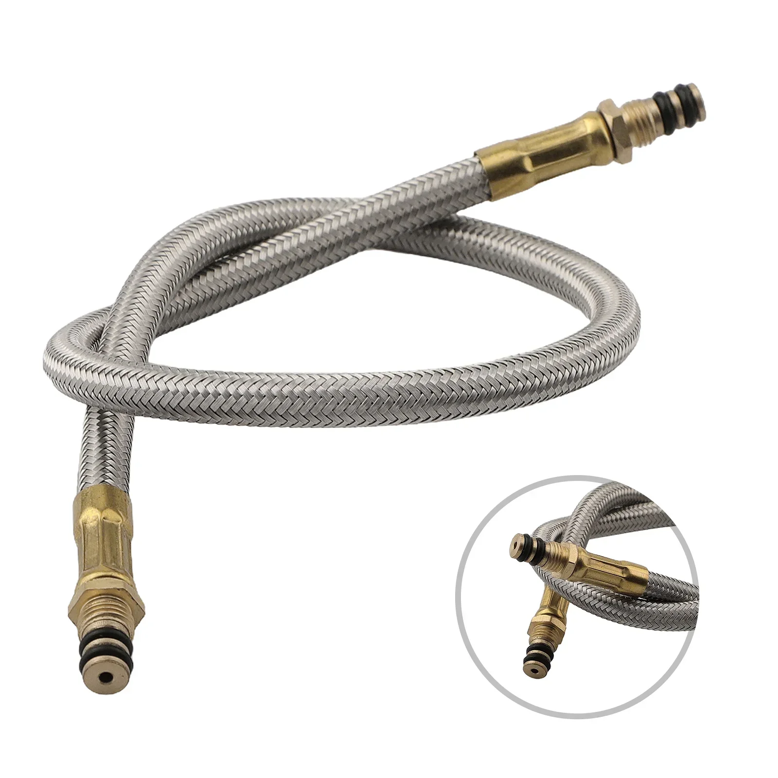 1 Pc Braided Tube 35 50cm Wear-resistan Outdoor Camping Stove Extension Tube Braided Hose Gas Tank Practical Accessories camping stove accessories