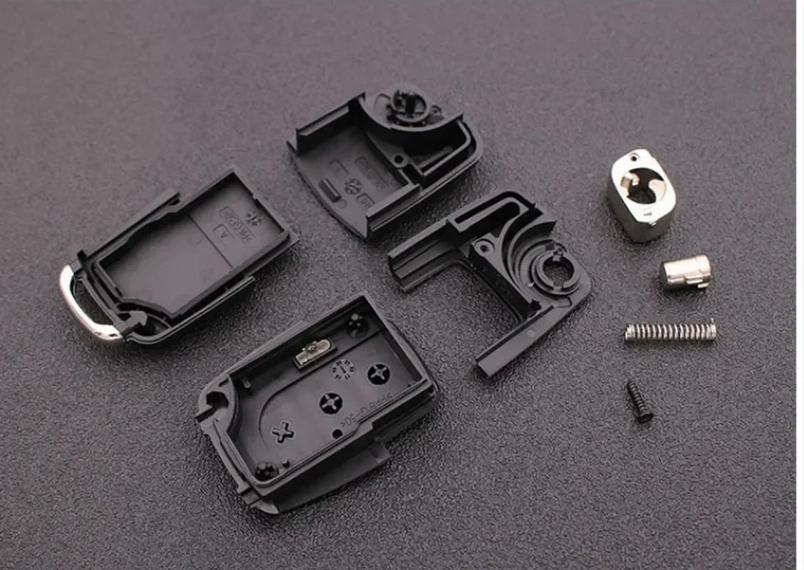 Folding Car Remote Key Shell Case For Volkswagen Vw Jetta Golf Passat Beetle Skoda Seat Polo B5 key case key case cover car key shell remote control case cover flip key fob shell