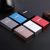 Metal Cigarette Case Box Cover Classic Men's Tobacco Cigarettes Box Case Holder Hard Cigarettes Tobacco Box Case Cover 1