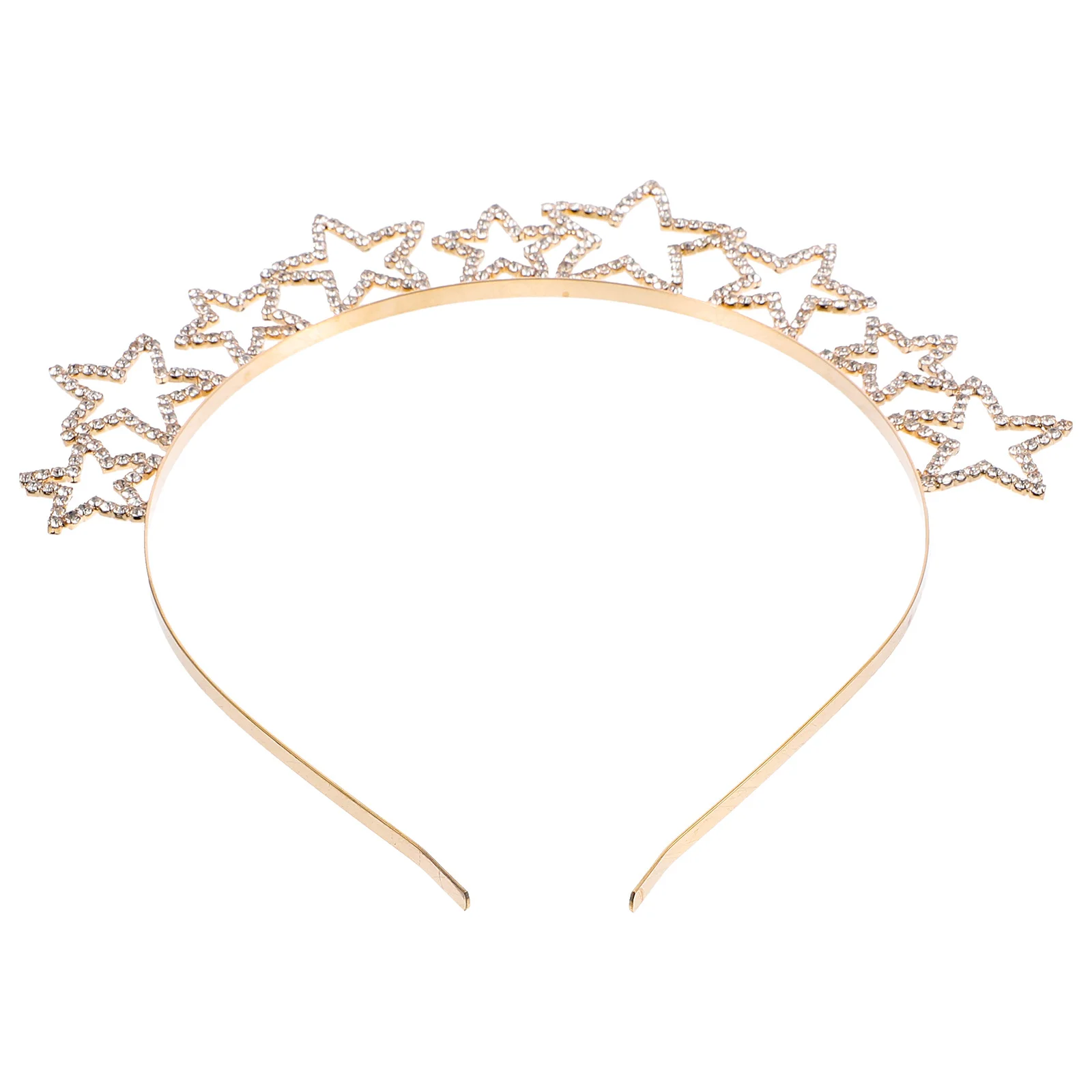 

Uonlytech Fashion Headbands Star Headband Rhinestone Star Headband Birthday Star Hairhoop Metal Headpiece Accessories