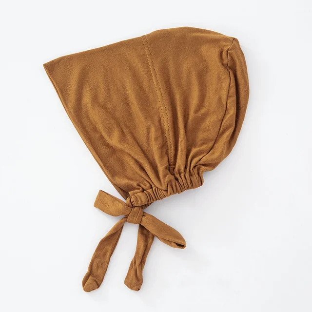 82 couleurs cravate dos sous-embouts mode femmes intérieur Hijab casquette musulmane Bonnet plaine islamique coton Spandex Jersey DEW sous-écharpe