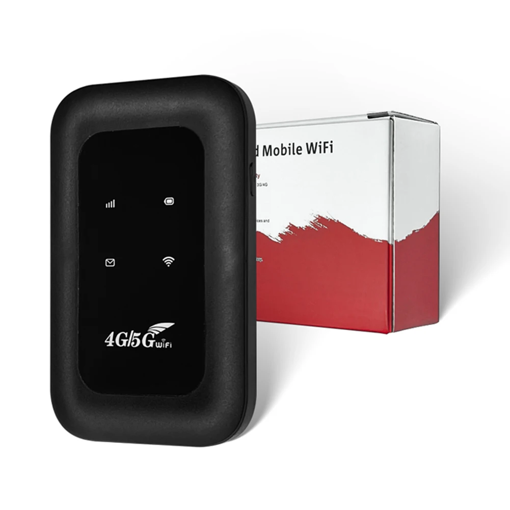 SIM 카드 슬롯이 있는 휴대용 미니 라우터, RV 여행 휴가 캠핑 원격 지역, 고속 여행 핫스팟 4G LTE 모뎀 라우터