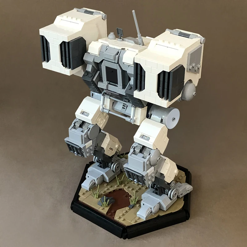Фото Механический робот MOC BattleTeched, игровой конструктор, экшн-игрушки, катапультированный король, краб, механические кирпичи, игрушки Рождественские день рождения подарки №3
