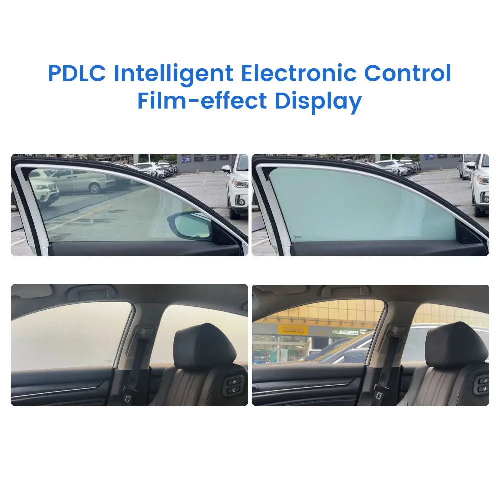 Intelligent Electronically Controlled Atomized Glass Film for Car Windows, Dimming Glass, Electrically Powered Color-Changing Dimming Glass, Privacy Dimming Film