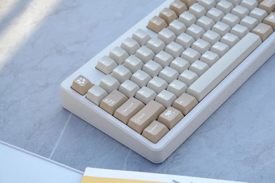 ECHOME-Desert Tema Keycap Set, 120Key, PBT, Sandy,