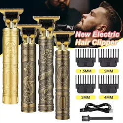 Vintage T9 Hair Clipper Electric Barber Men Electric Shaver Chargeable Hair Trimmer Machine Clippers Hot Sale Hair Cutting Care
