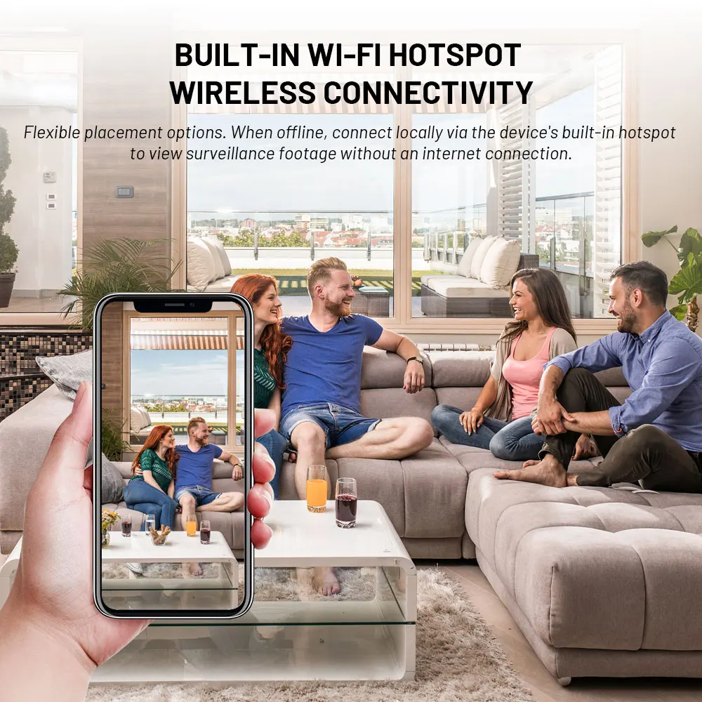 Surveillance Camera WIFI IP Camera Smart Home Two Way Audio Pan Tilt 1080P Wireless Security CCTV Camera Support RJ45 Port 5