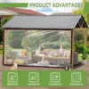 Clear Tarps Heavy Duty Waterproof with Grommets Plant Cover Freeze Protection Frost Plastic Sheeting Rain Tarps Greenhouse 1