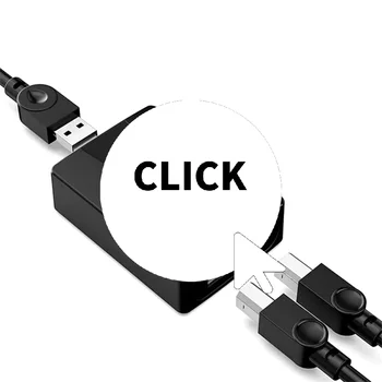 USB2.0 2 Ports Hub USB Switch Printer Sharer Two Computers Splitter U In Share Printer Disk Device Share 2 Usb USB 1out 1 H9S3