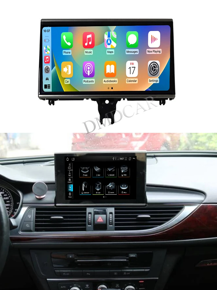 Android 13 CarPlay Head Unit For Audi A6 C7 A7 2012~2018 MMI 3G RMC Car Multimedia Player Navigation Auto Radio Stereo GPS 4G