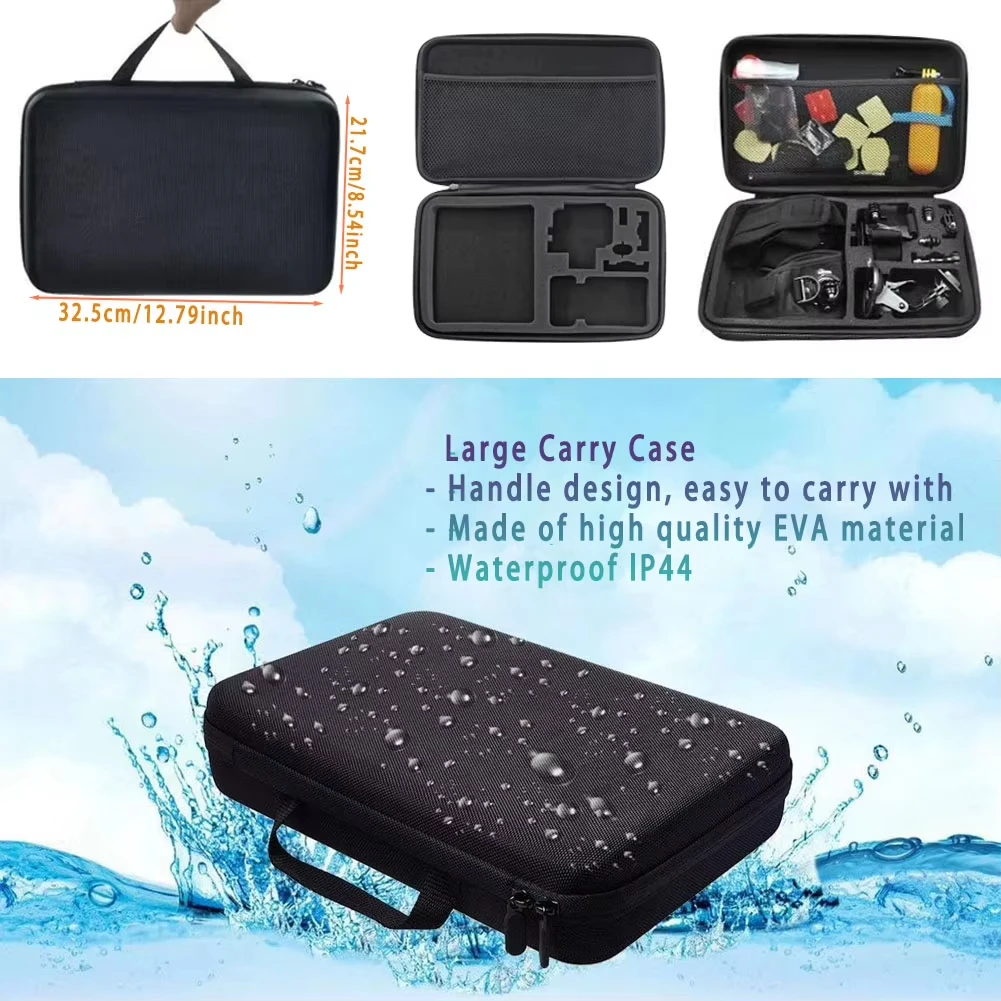 Kit Accessoires Caméra Action 60 en 1 pour GoPro DJI Insta360