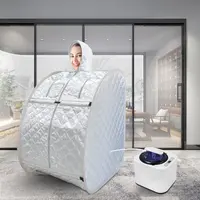 Foldable Lightweight Personal Portable Spa Saunas, 2L&1000W Steam Generator with Protection & Remote Control 1